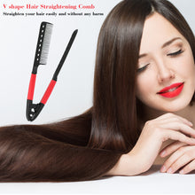 Load image into Gallery viewer, MiroPure Comb For Straightening Hair - Hair Styling Comb For Great Tresses - Flat Iron Comb With A Firm Grip - Straightening Comb For Knotty Hair - Heat Resistant Comb - Parting Comb