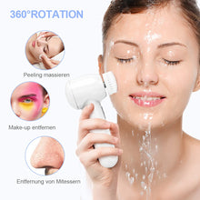 Load image into Gallery viewer, Facial Cleansing Brush, MiroPure Waterproof Face Spin Brush Set with 5 Brush Heads, Rechargeable Exfoliating Face Brush for Gentle Exfoliation, Deep Scrubbing and Massaging(White)