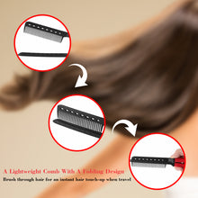 Load image into Gallery viewer, MiroPure Comb For Straightening Hair - Hair Styling Comb For Great Tresses - Flat Iron Comb With A Firm Grip - Straightening Comb For Knotty Hair - Heat Resistant Comb - Parting Comb