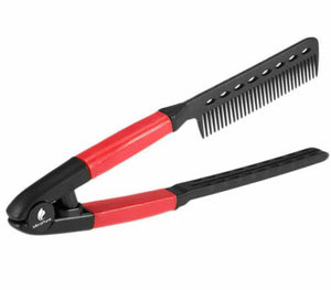 MiroPure Comb For Straightening Hair - Hair Styling Comb For Great Tresses - Flat Iron Comb With A Firm Grip - Straightening Comb For Knotty Hair - Heat Resistant Comb - Parting Comb