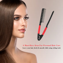 Load image into Gallery viewer, MiroPure Comb For Straightening Hair - Hair Styling Comb For Great Tresses - Flat Iron Comb With A Firm Grip - Straightening Comb For Knotty Hair - Heat Resistant Comb - Parting Comb
